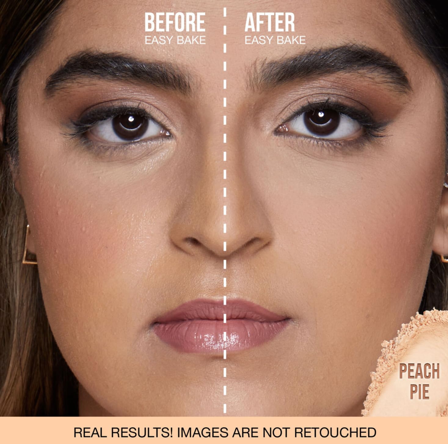 Huda Beauty Easy Bake Loose Baking & Setting Powder #Peach Pie -6g